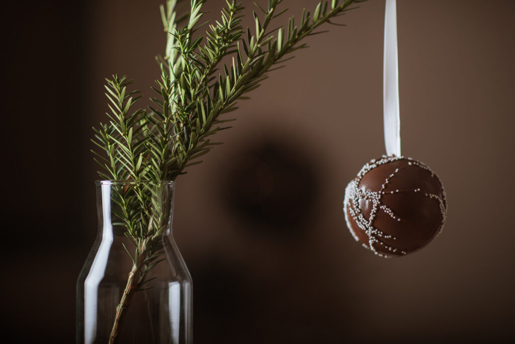 Chocolade Kerstbal | groot