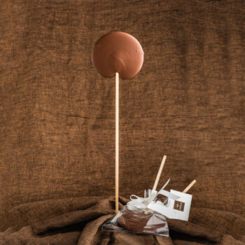 Lolly XL van 100% pure of melk chocolade