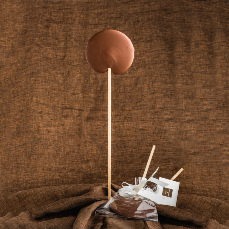Lolly XL van 100% pure of melk chocolade